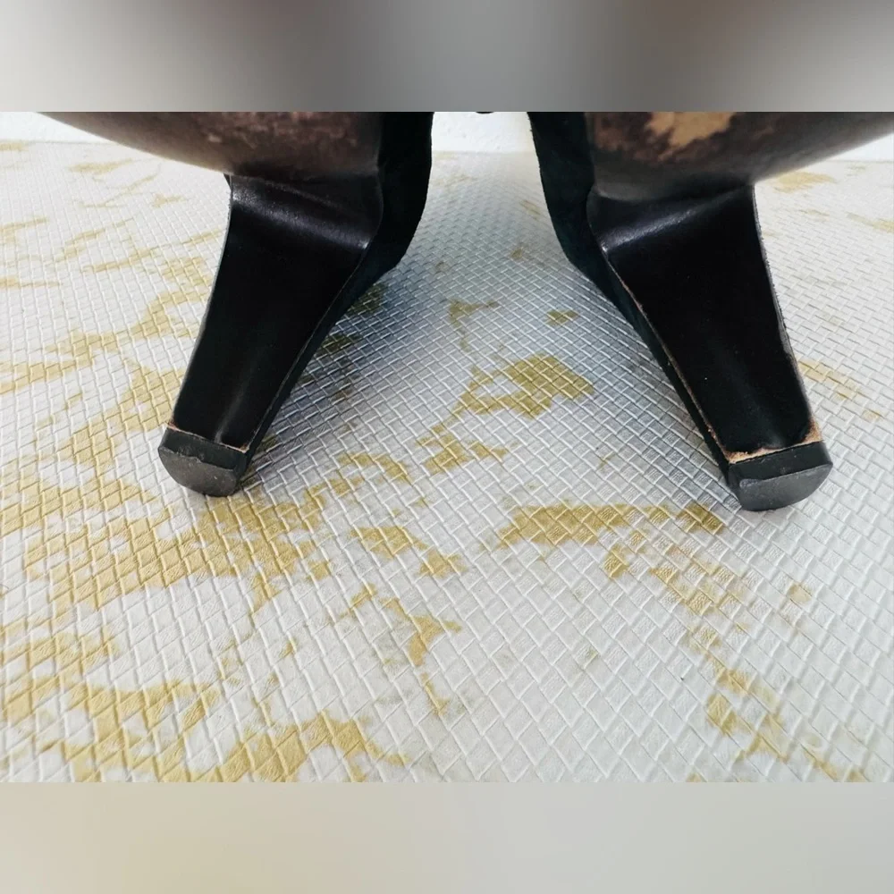 🔥🔥FINAL CLEARENCE🔥🔥 L’AUTRE CHOSE Black Suede Leather Women’s Bootie - Picture 5 of 9